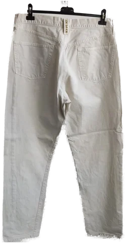 REPLAY Herrenjeans Regular 901 weiß mit Knopfleiste - Gr. W38 - Bild 2