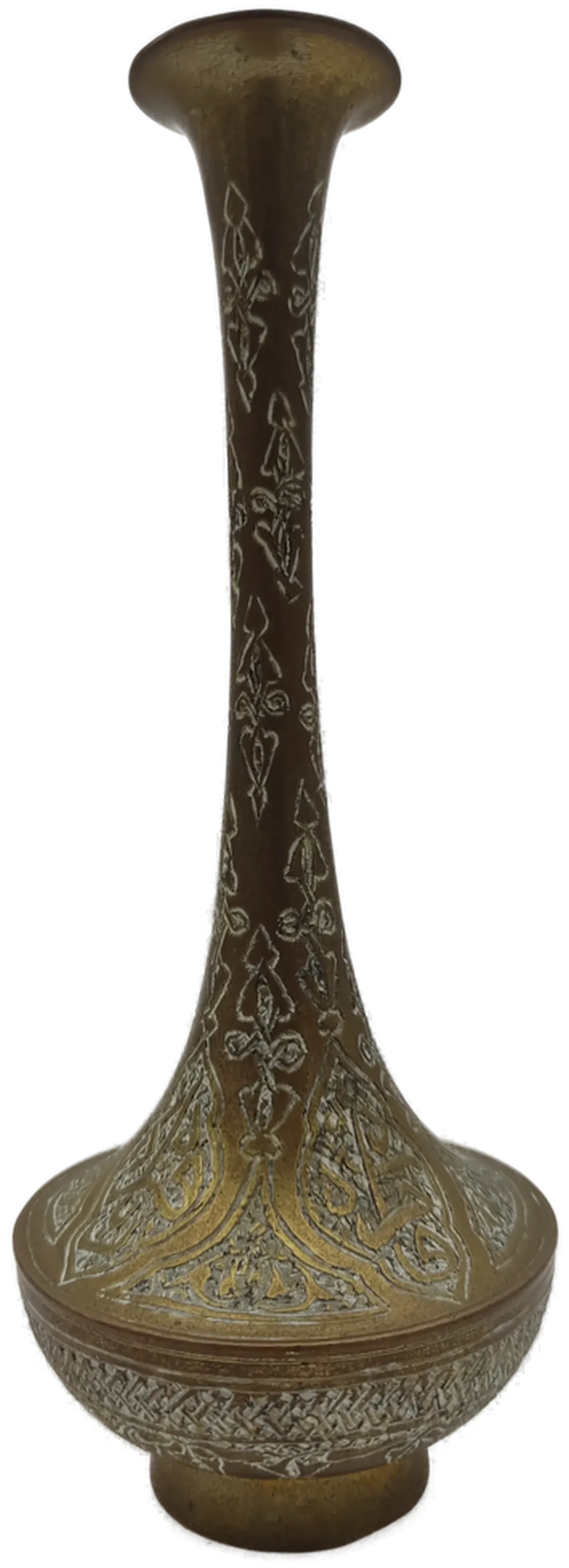 Islamische Arabische Messingvase | Handgravierter Orientalische Charme – Bild 4