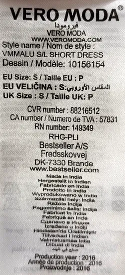 Vero Moda Midikleid gemustert Gr. S - Bild 3