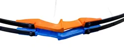 Recurve Bogen 133cm Bogenschießen Jugendbogen Blau Orange – Vorschau 3