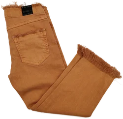 Orange Sisley Kinderhosen - Gr. 120cm / 98% Baumwolle - Bild 1