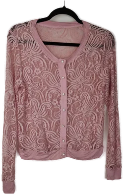 Damen Spitzenjacke, Sonstige, Altrosa | Romantischer Charme - Bild 1