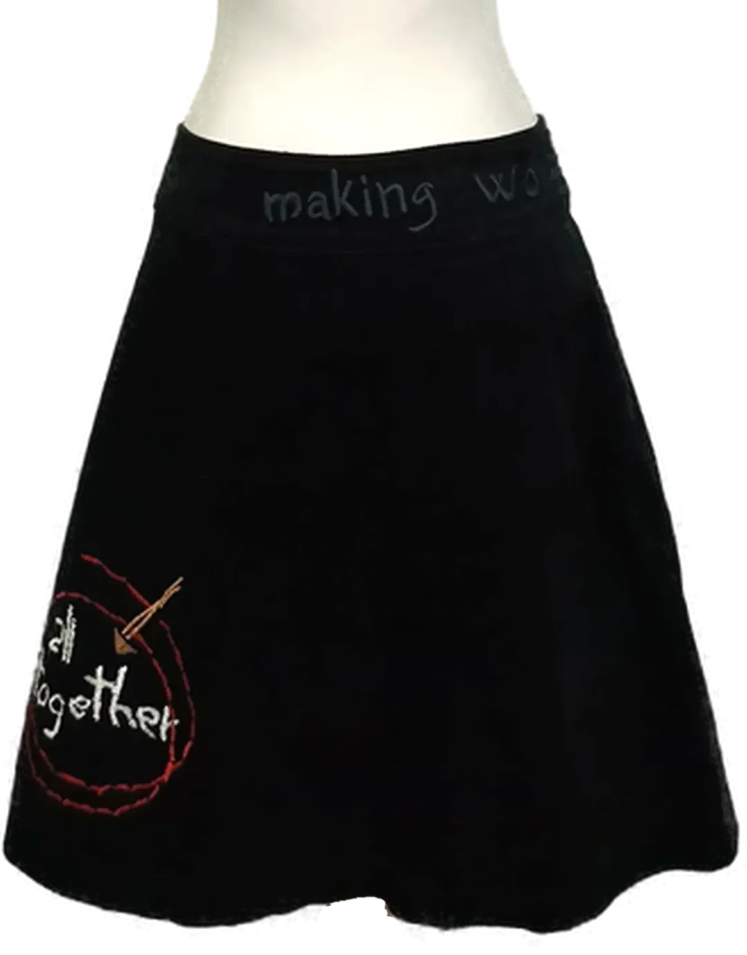 Desigual Damenrock gemustert Gr. L – Bild 2