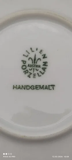 Lilien Porzellan Mocca-Untersetzer 6er | Sammlerstück - Bild 10