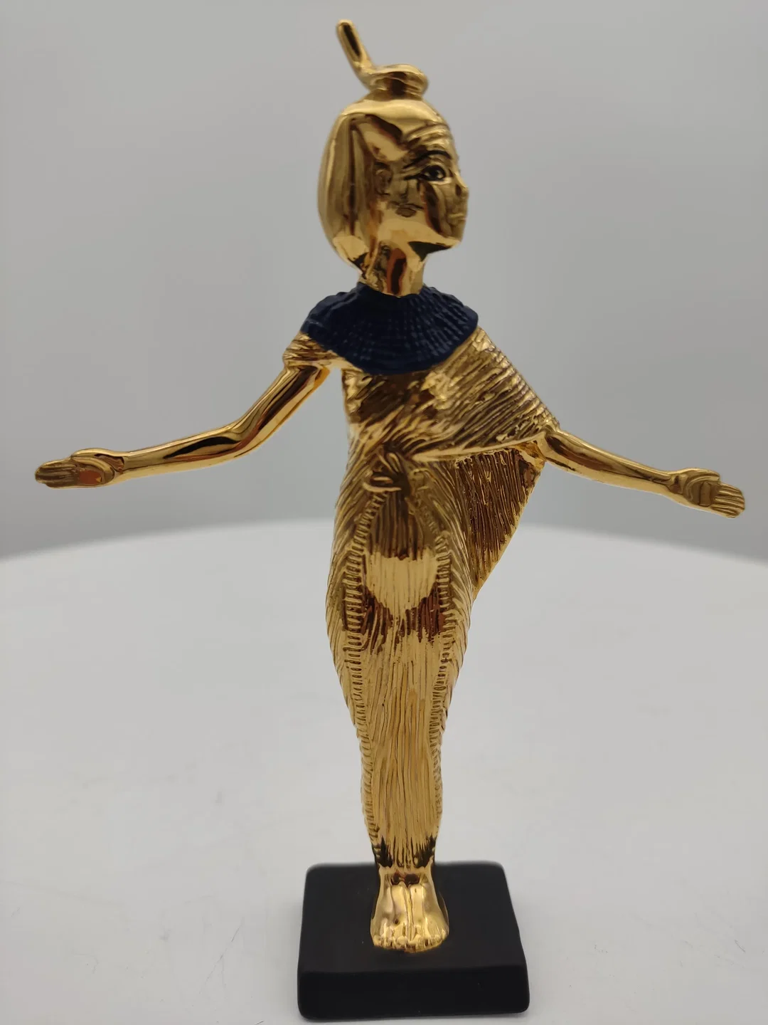Goldener Selket Porzellan & Zertifikat von Franklin Mint | Limitierte Rarität - Bild 1