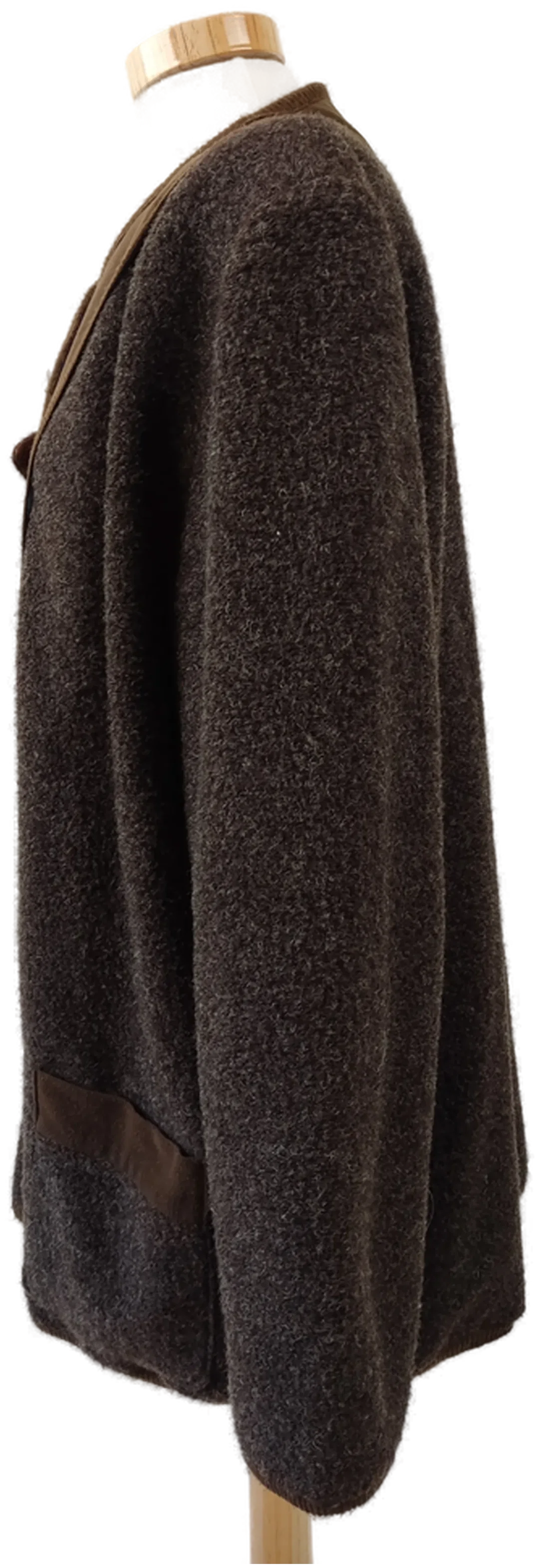 Trachtenmode aus Österreich Trachtenjacke Damen braun/dunkelbraun - L 42/44 – Bild 2