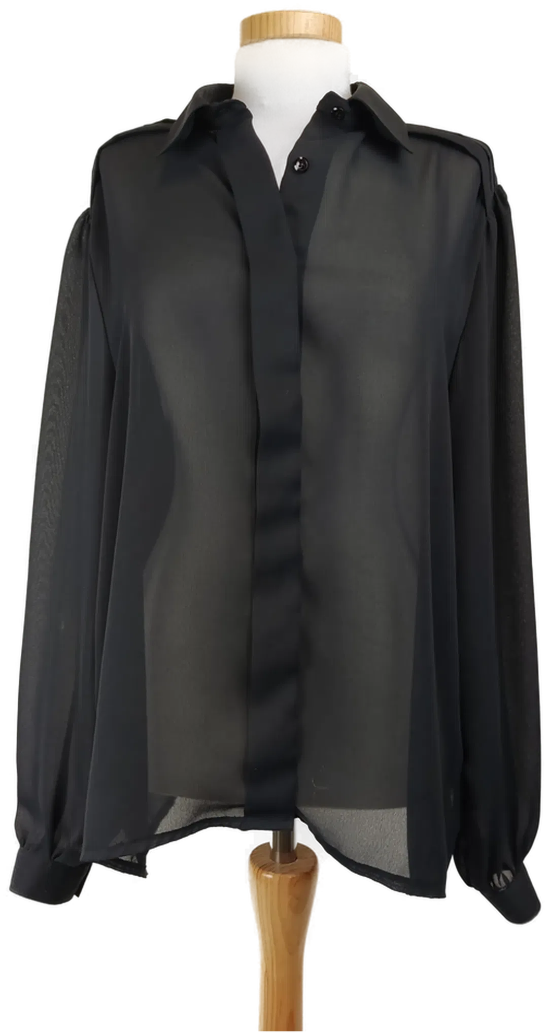 Gisele Rubinstein Vintage Damen-Bluse schwarz - XXL/44 - Bild 1