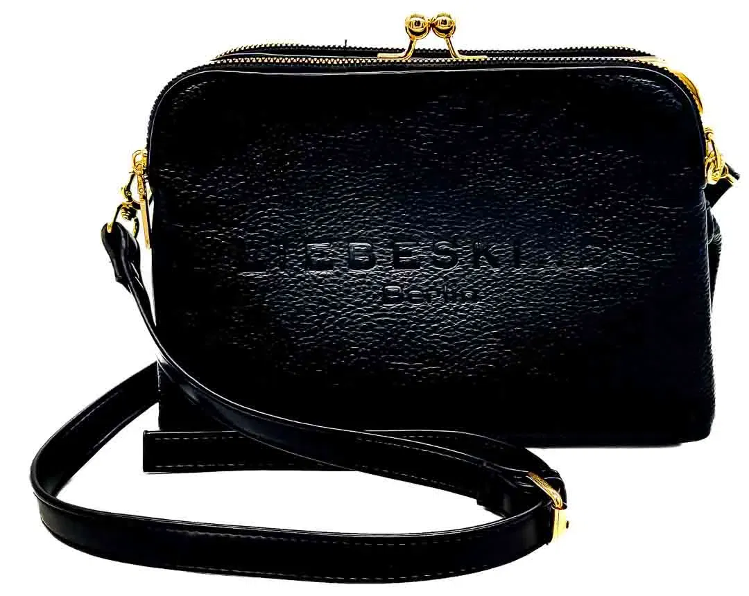 Liebeskind Berlin Handtasche mit Tragegurt schwarz - Bild 4