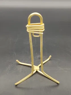 Blumen Wandhalter aus Metall - gold - Bild 2