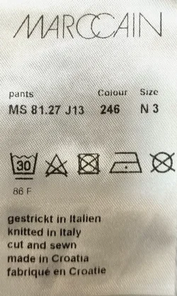 Marc Cain Damen Hose mehrfarbig mit Leo-Print Gr. M - Bild 5