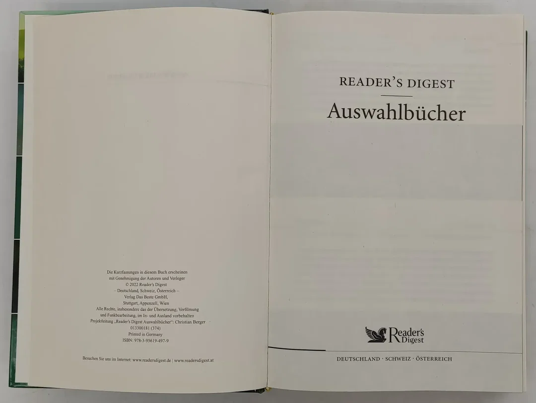 Buch "Reader's Digest - Auswahlbücher" – Bild 3