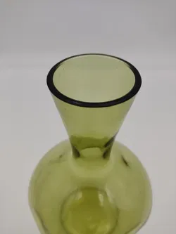 Vintage Glasvase, grün - Bild 2