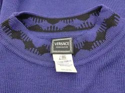 Versace Herren Strickpullover violett Gr. XXL - Bild 3