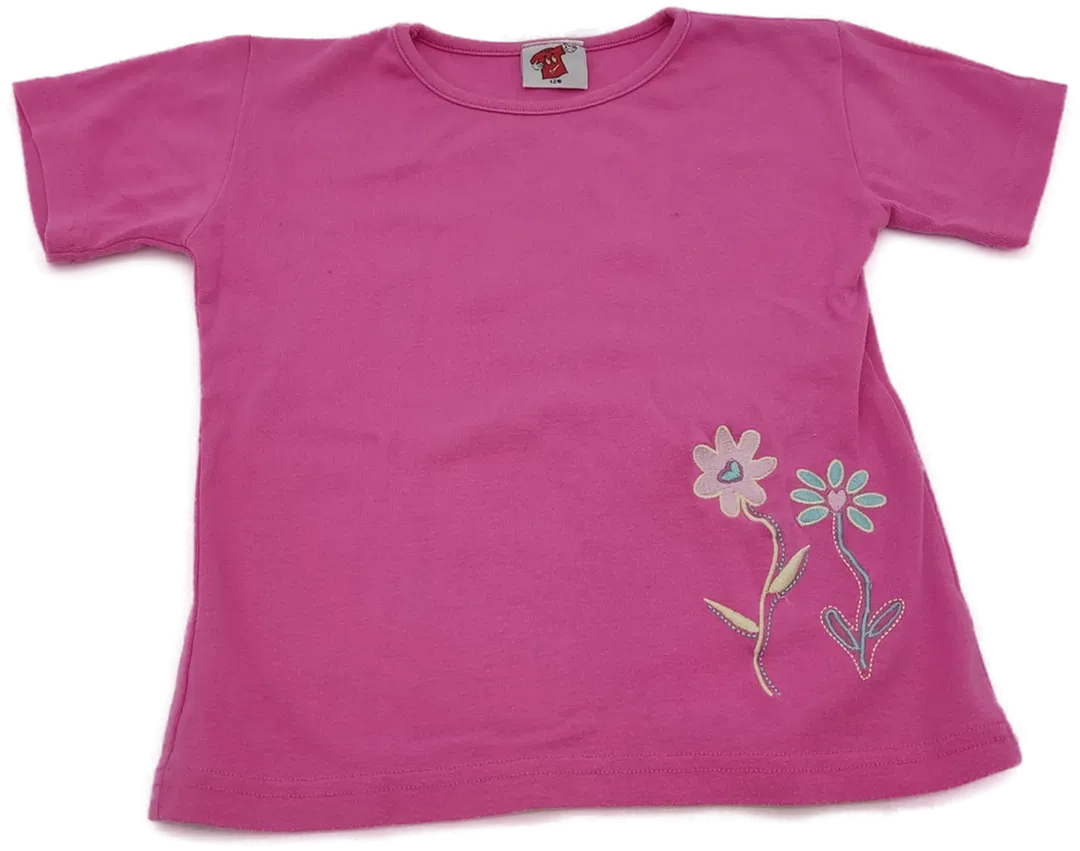Okay Mädchenkurzarm T-Shirt rosa - 128 - Bild 4