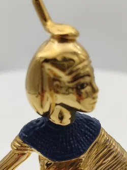 Goldener Selket Porzellan & Zertifikat von Franklin Mint | Limitierte Rarität - Bild 7