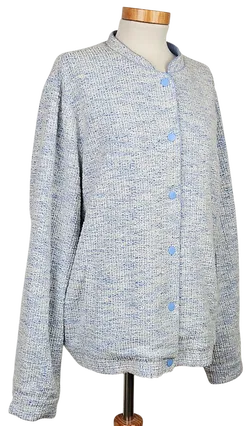 yesta Damen Jacke, blau/weiß - Gr. XXL  - Bild 3