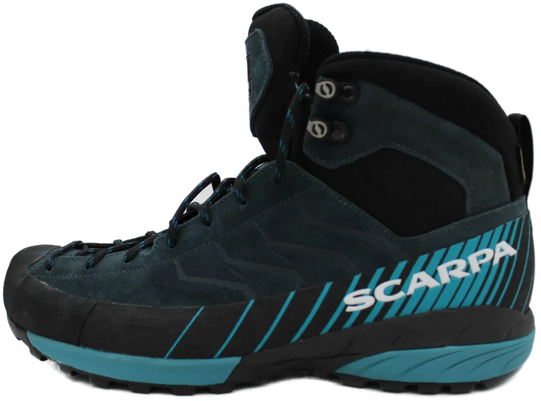 Berg und Gelände Schuh Scarpa Mescalito Mid GTX – Gr. 42, Ottanio/Lake Blue, Vibram, Originalkarton – Bild 3