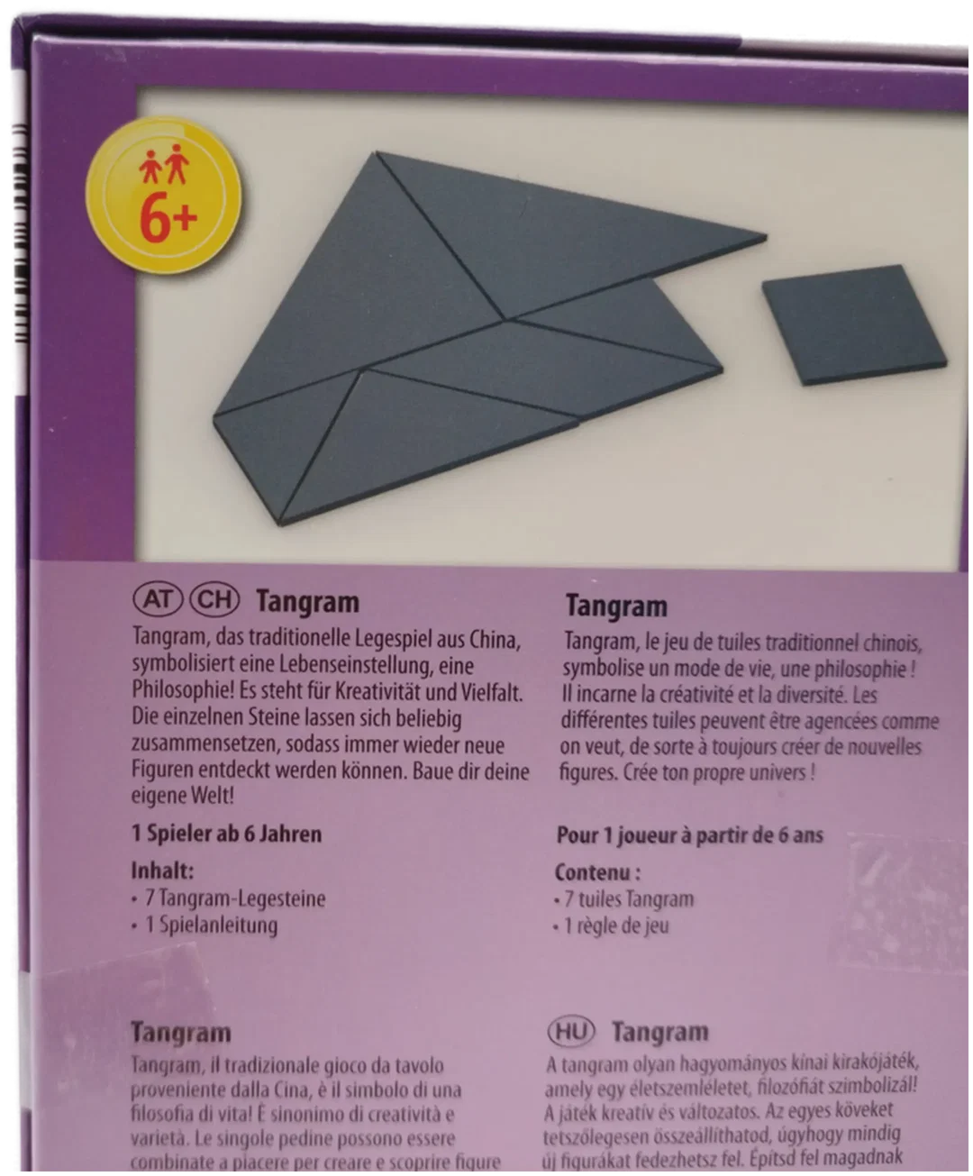 TANGRAM, traditionelles Legespiel - TOY. / LGA-tested – Bild 2