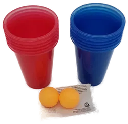 Flying Tiger Beer Pong Set – Party-Spiel mit Bechern & Bällen - Bild 4