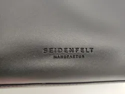 Seidenfelt Manufaktur Umhängetasche Lederimitat schwarz - Bild 4