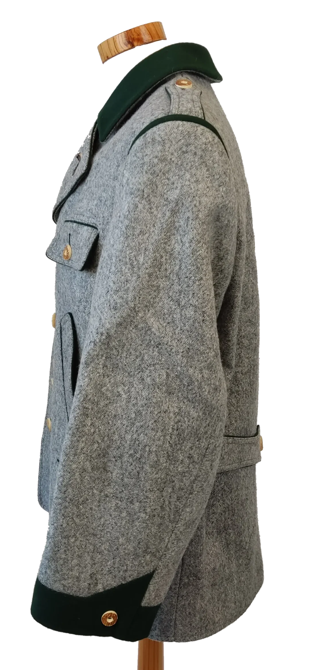 Original Schladminger Herren-Janker, grau - Gr. 24 – Bild 3