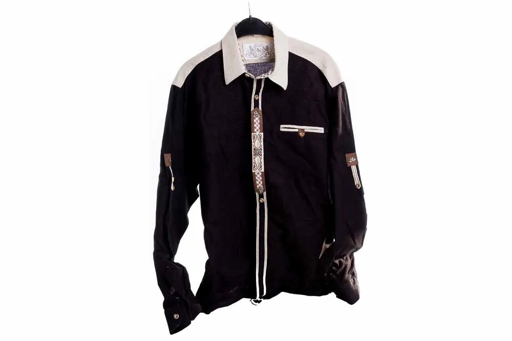 Trachtenhemd, Herren L, 41, 42 - Bild 4