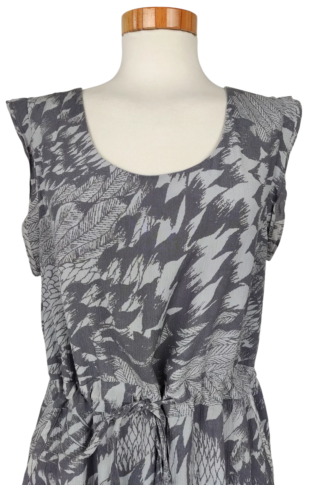 BANANA REPUBLIC Damen Midikleid, grau - Gr. M  – Bild 4