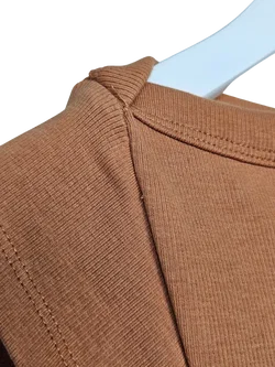 ZARA Damen Top, ziegelbraun - Gr. S / 36 - Bild 3