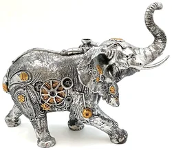 Steampunk Elefantenskulptur - Bild 4