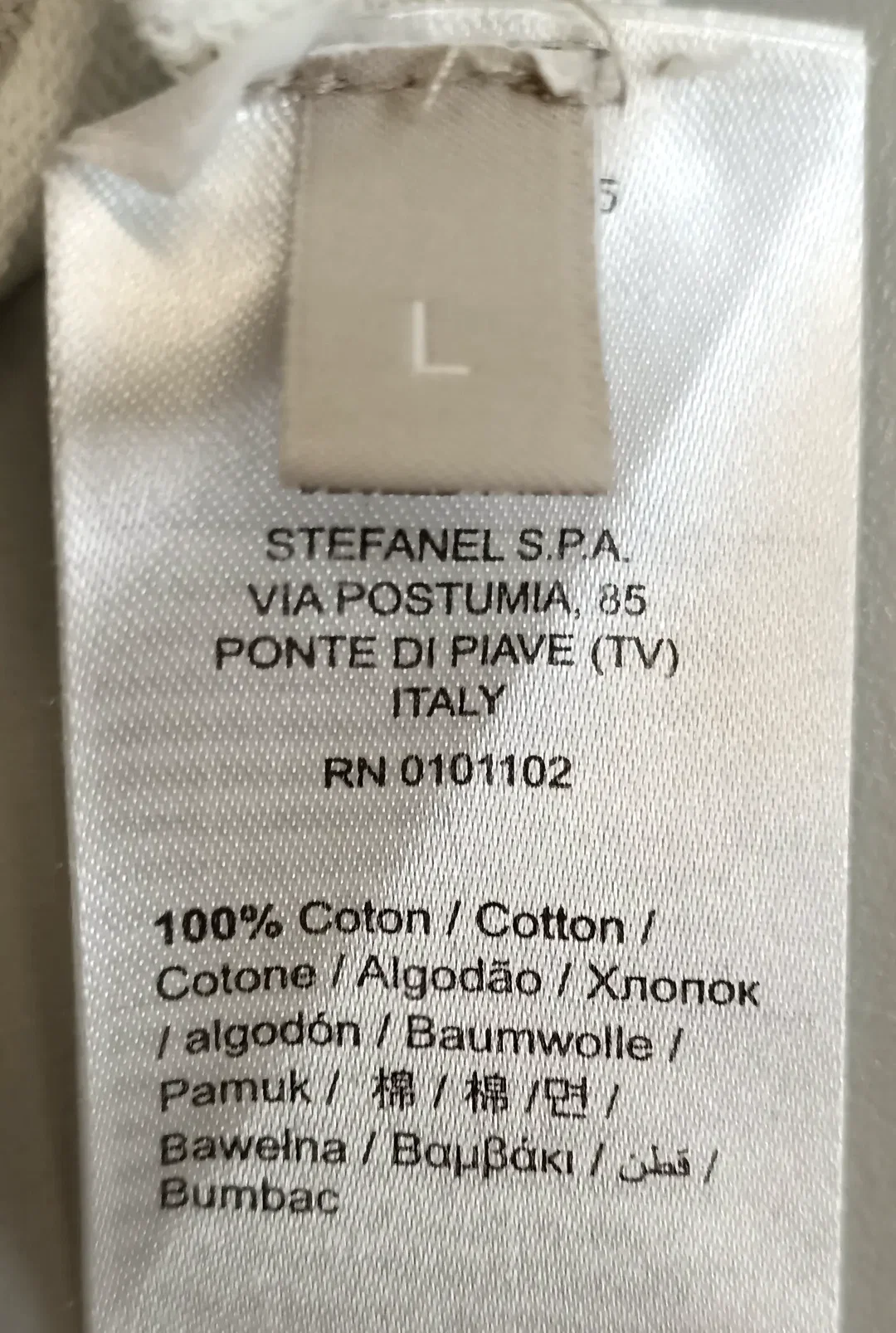 Stefanel Damenshirt weiß Gr. L – Bild 4