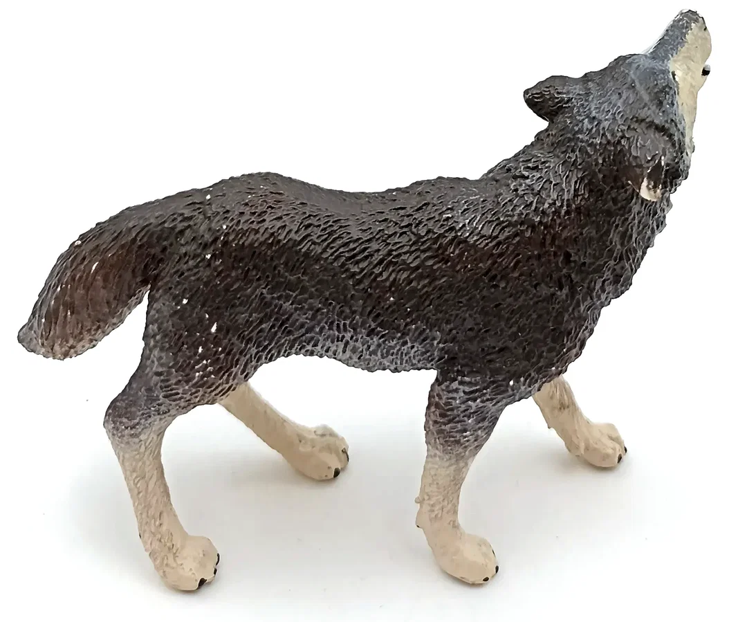 Safari Ltd. Grauer Wolf Spielfigur – Bild 2