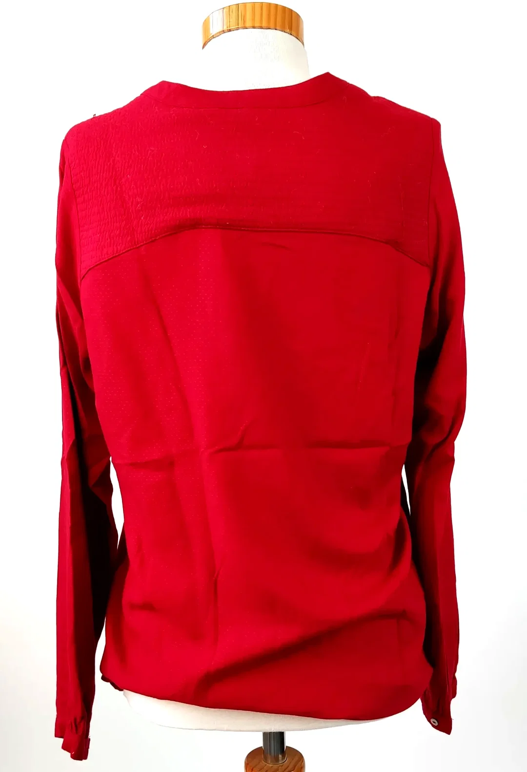 Garcia Jeans Damenbluse, rot - Gr. S – Bild 2