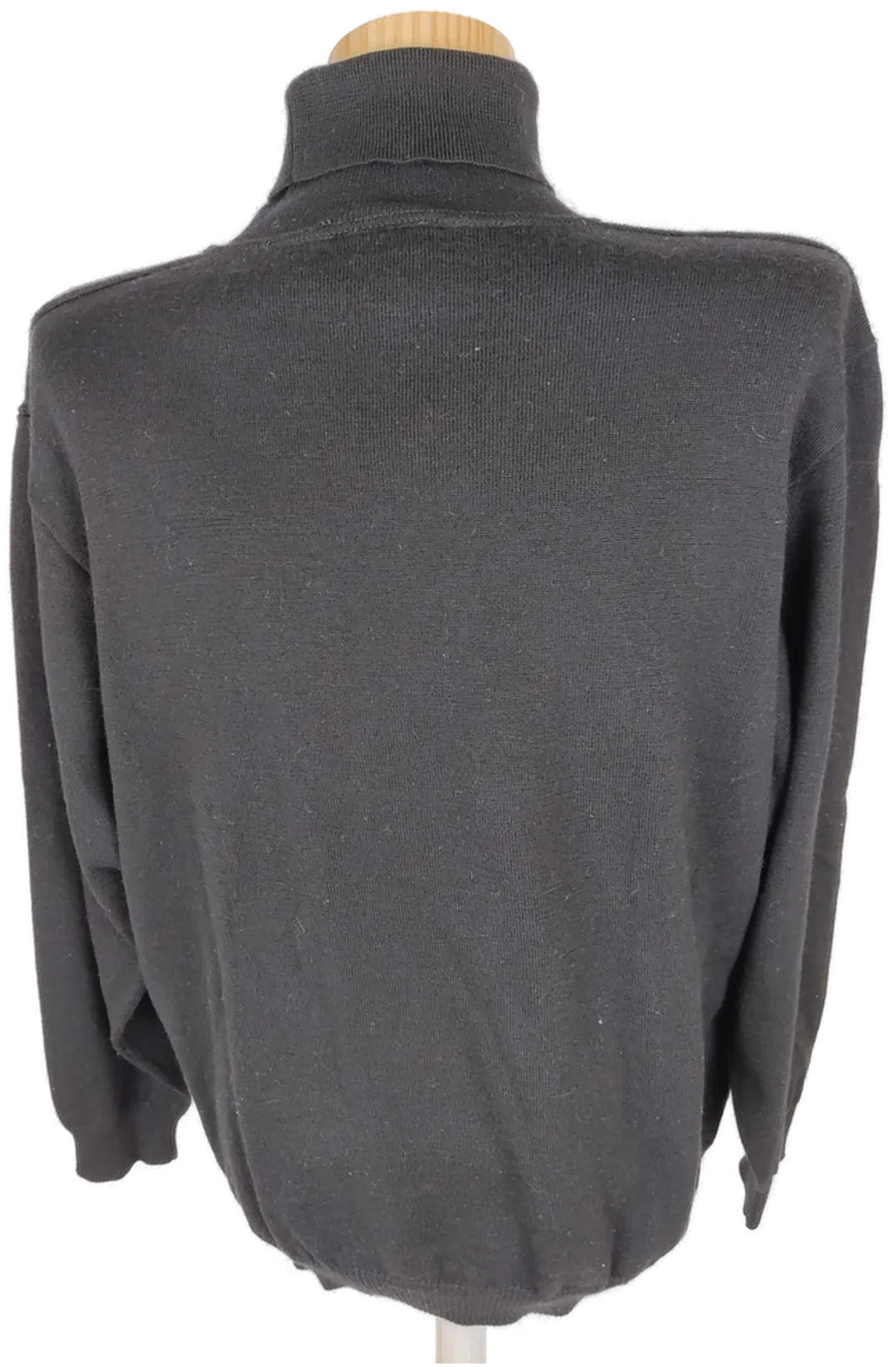 Pullover "Pal Zilerie", langarm mit Rollkragen, gestrickt, schwarz, Größe 36 – Bild 3