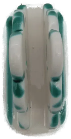 Gmundner Serviettenhalter Herz „Grün Geflammt“, Herzformvariante mit Wolkenkontur - Bild 2