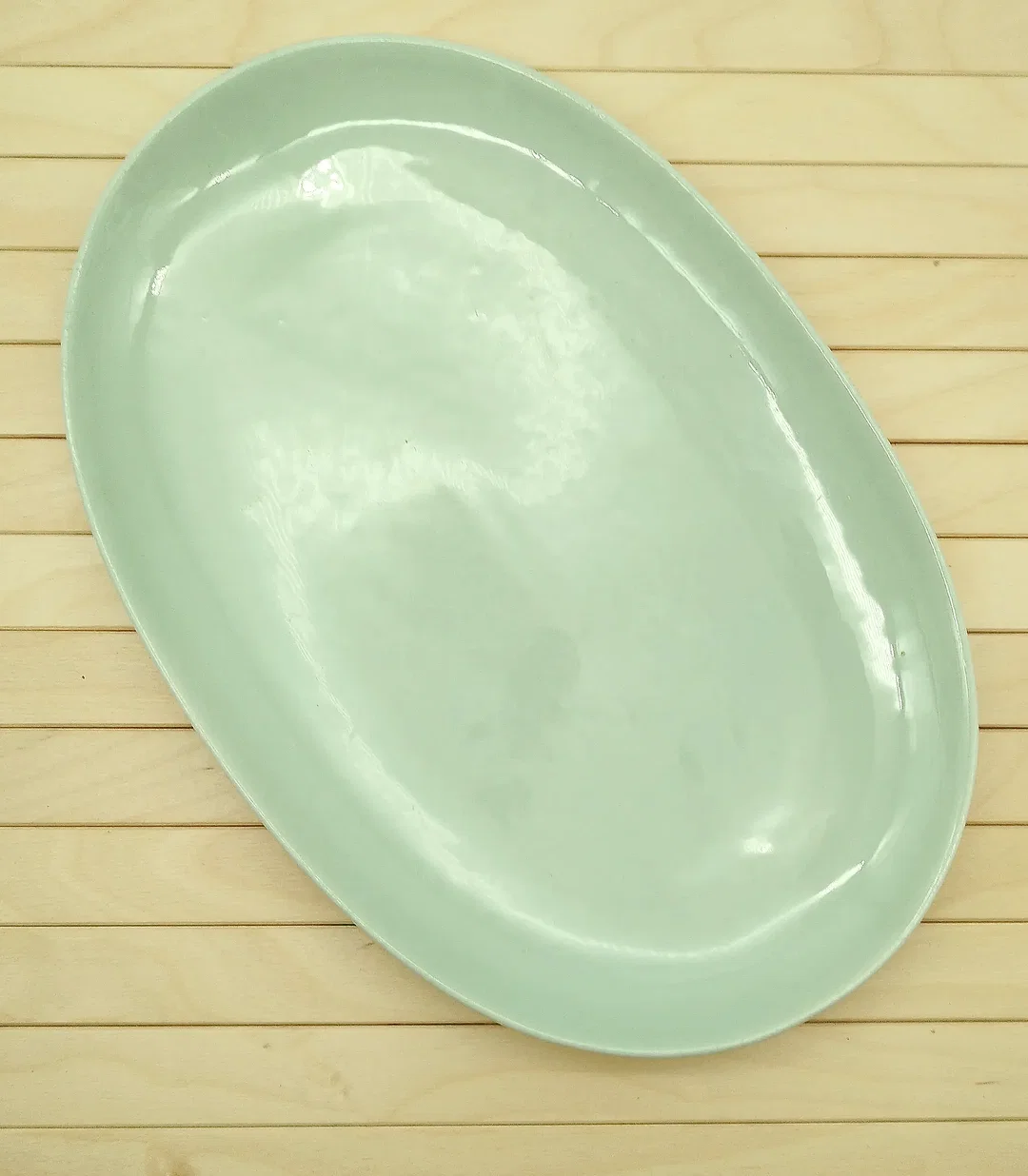 Bratenplatte oval, Lilien Porzellan, Daisy, mint  – Bild 2