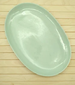 Bratenplatte oval, Lilien Porzellan, Daisy, mint  – Vorschau 2