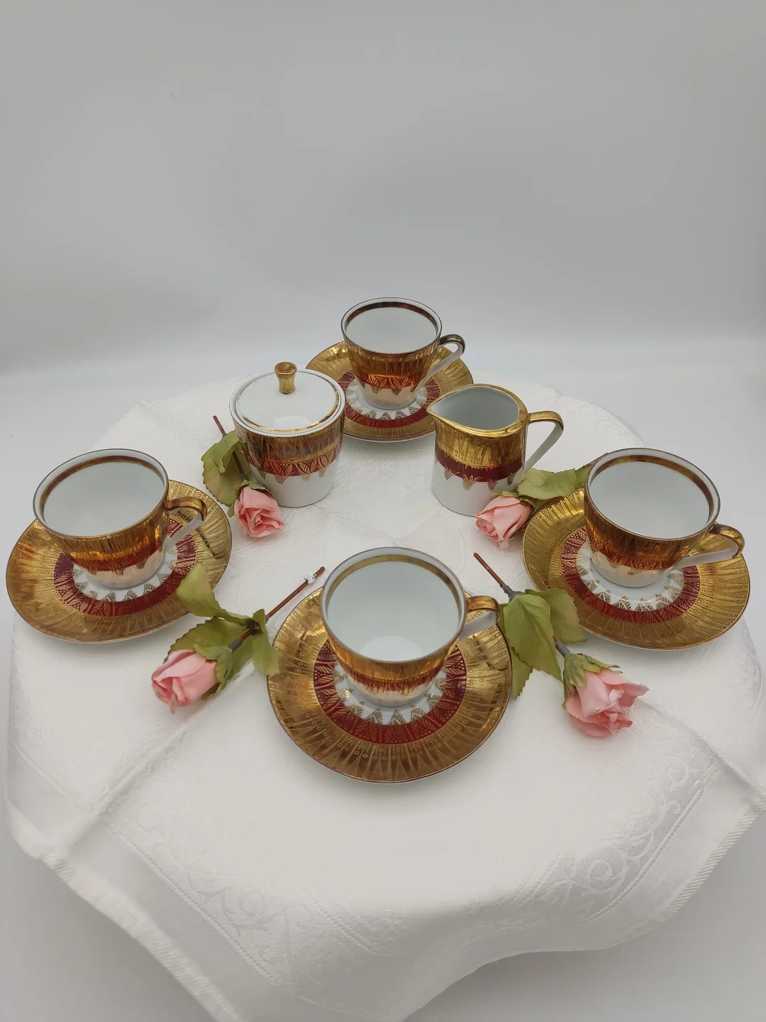 Bavaria Porzellan Kaffeeservice mit Schönheitsfehler | Vintage-Schatz – Bild 2