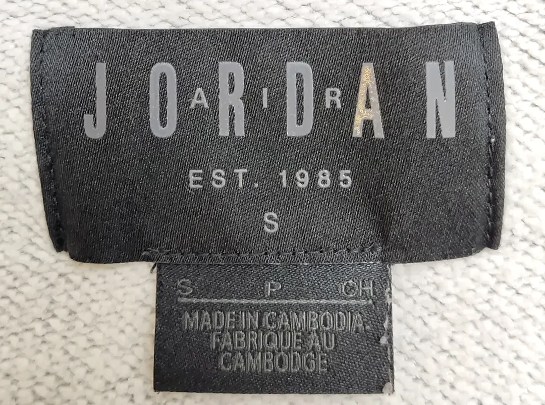Jordan Reisverschlusshoodie unisex grau Gr. S – Bild 3