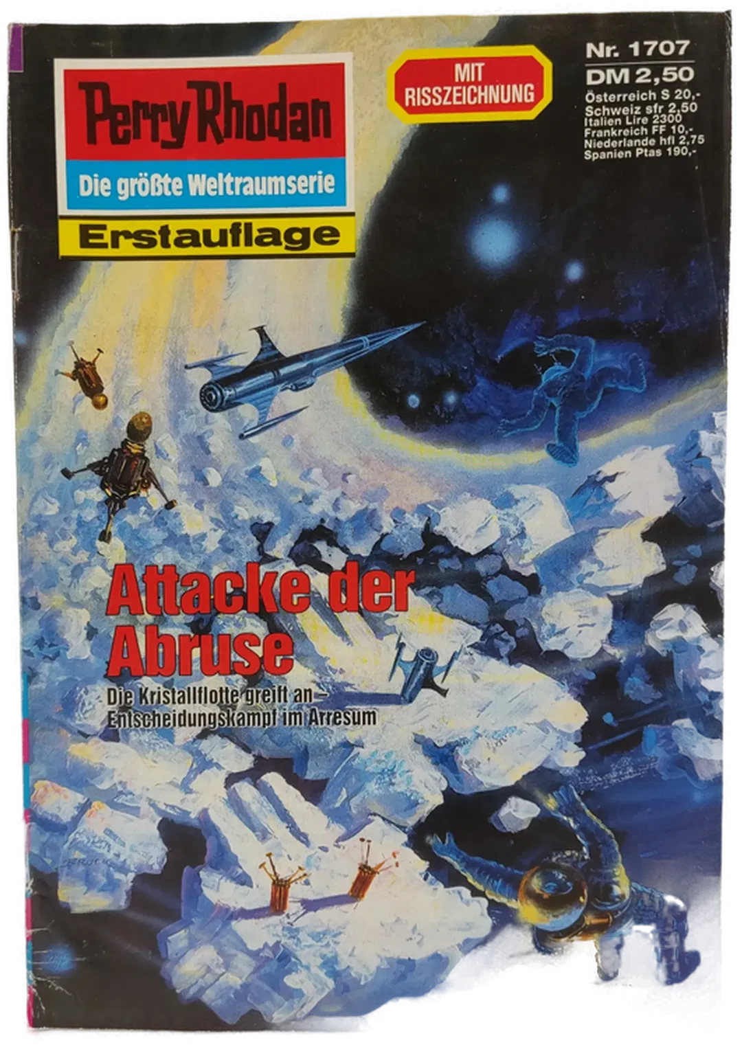 Romanheft Perry Rhodan Attacke der Abruse Erstauflage Nr.1707 - Bild 1