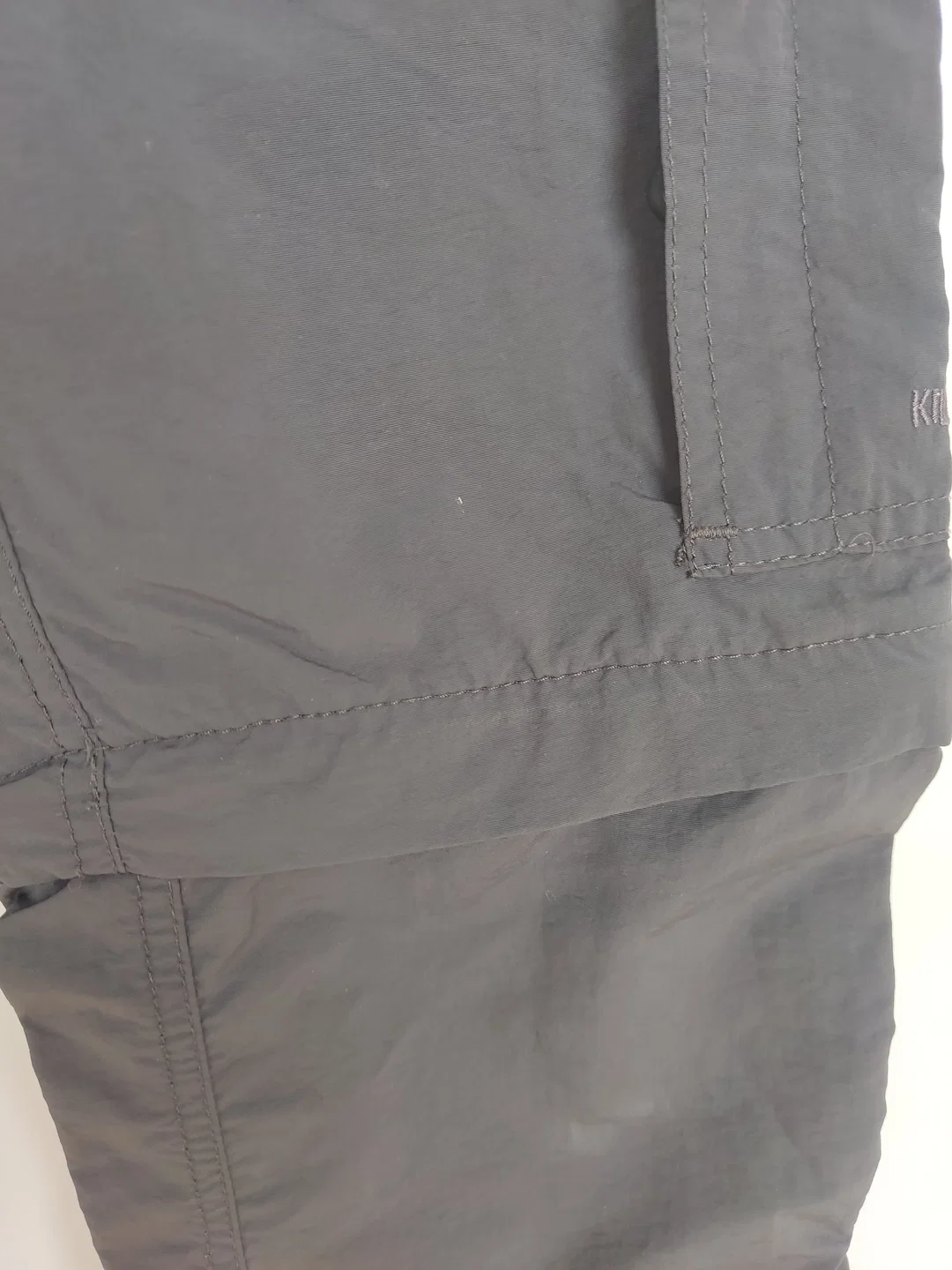 Hose "Kilimanjaro", lang mit Gummizugbund, dunkelgrau mit Taschen, Größe 128 – Bild 4
