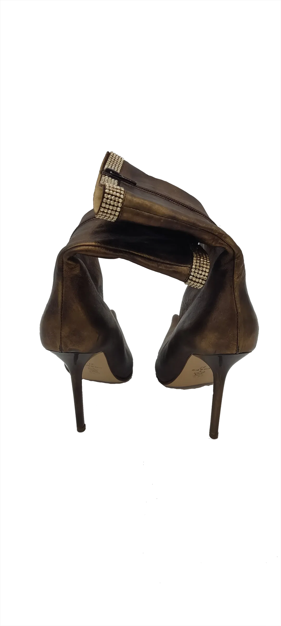 Claudio Astolfi Damen High Heels Stiefeletten, gold/bronze - Gr. 37 – Bild 3
