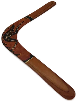 Boomerang handbemalt - Bild 2