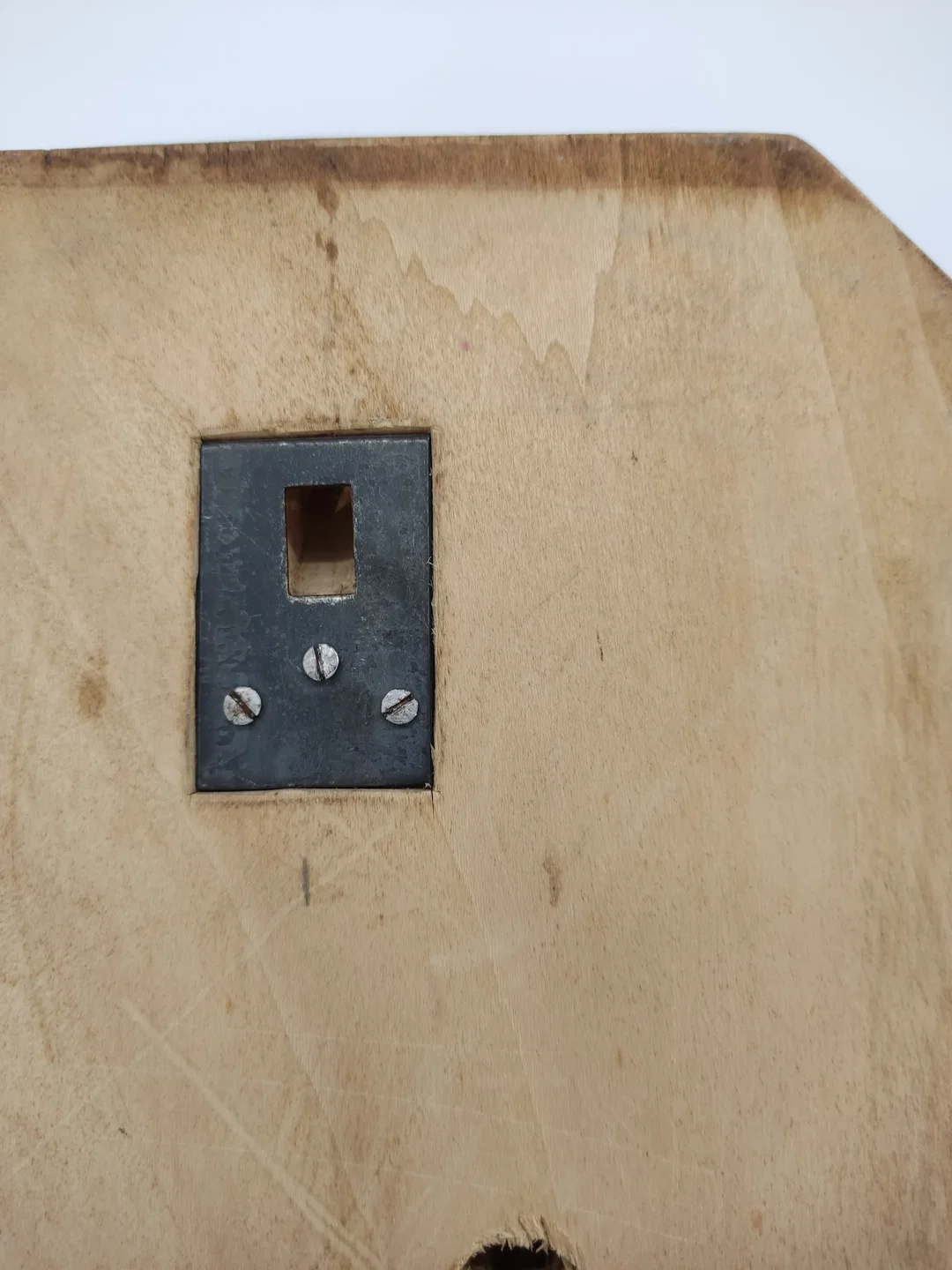 Handgeschnitzter Jesuskopf, achteckig, Wandaufhängung – Bild 3