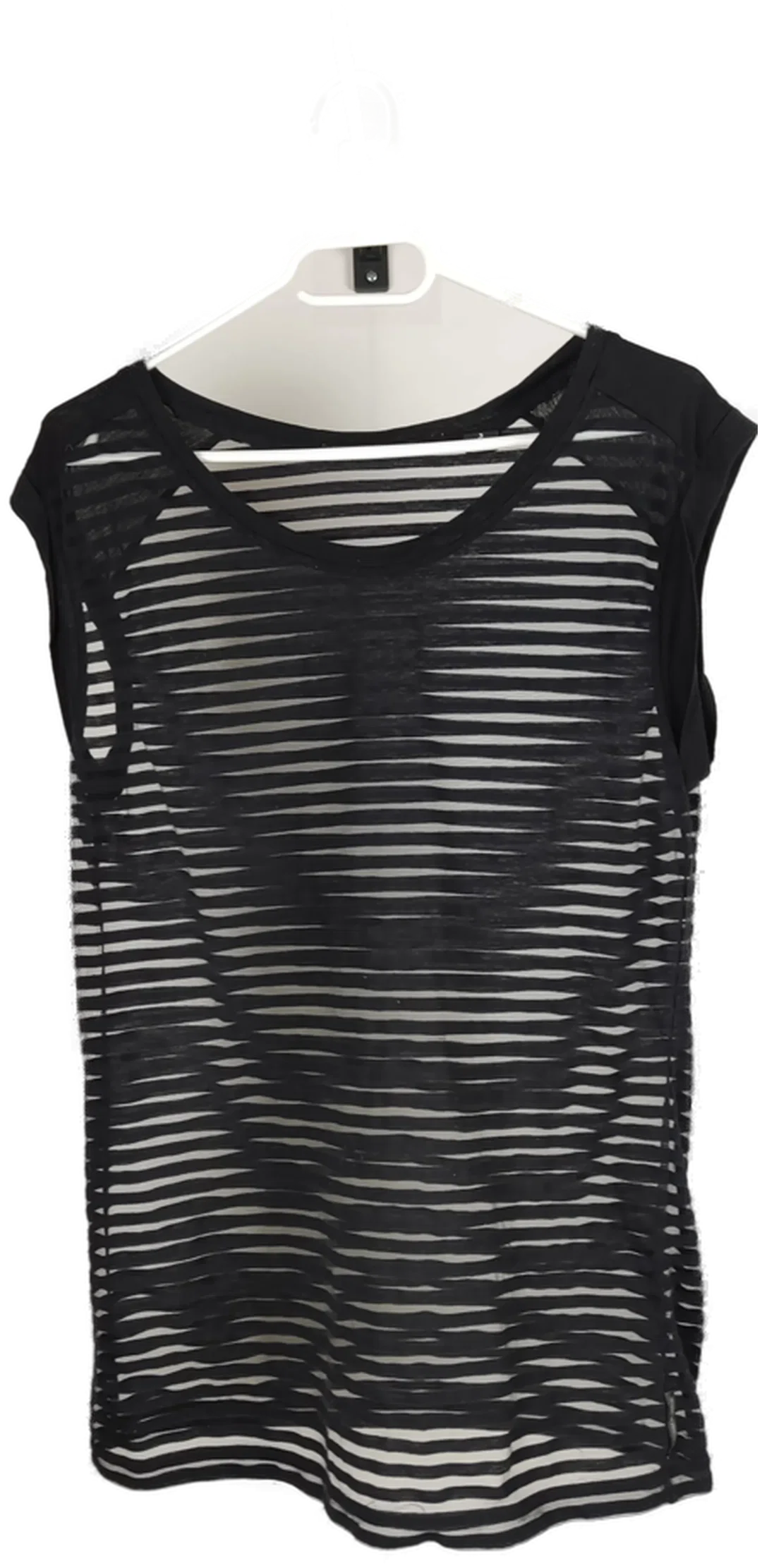 Mesh-Minikleid Maison Scotch Transparent-Streifen | Sommer-Statement – Bild 5