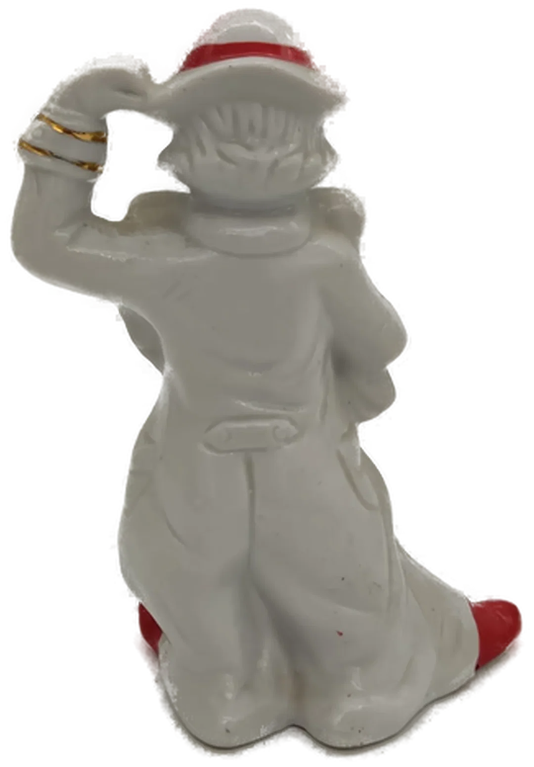 Porzellanfigur Clown von Gilde, ca. 14,5 cm, Handarbeit – Bild 2