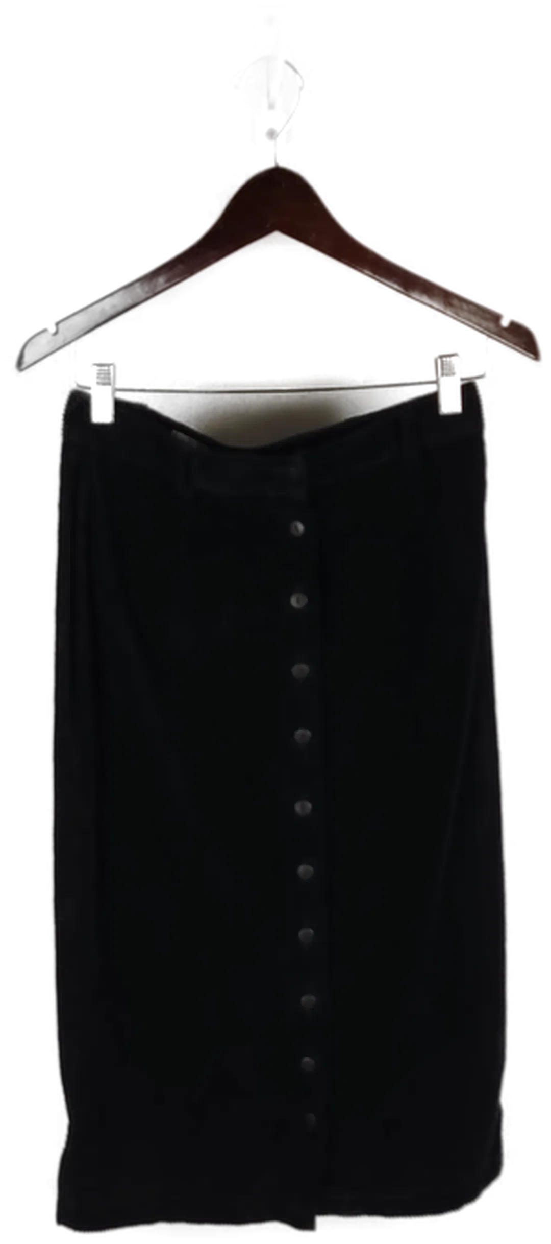 Benetton Damen Cord-Rock schwarz dunkelblau - XXL/44 - Bild 4
