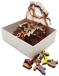 Holzpuzzle Fuchs | Farbenfroh - Bild 2