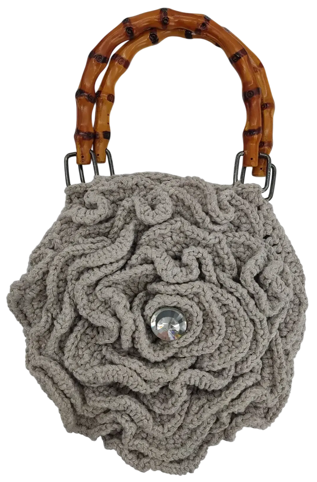 Steffi's Pick - Vintage Damen Handtasche, grau  - Bild 4