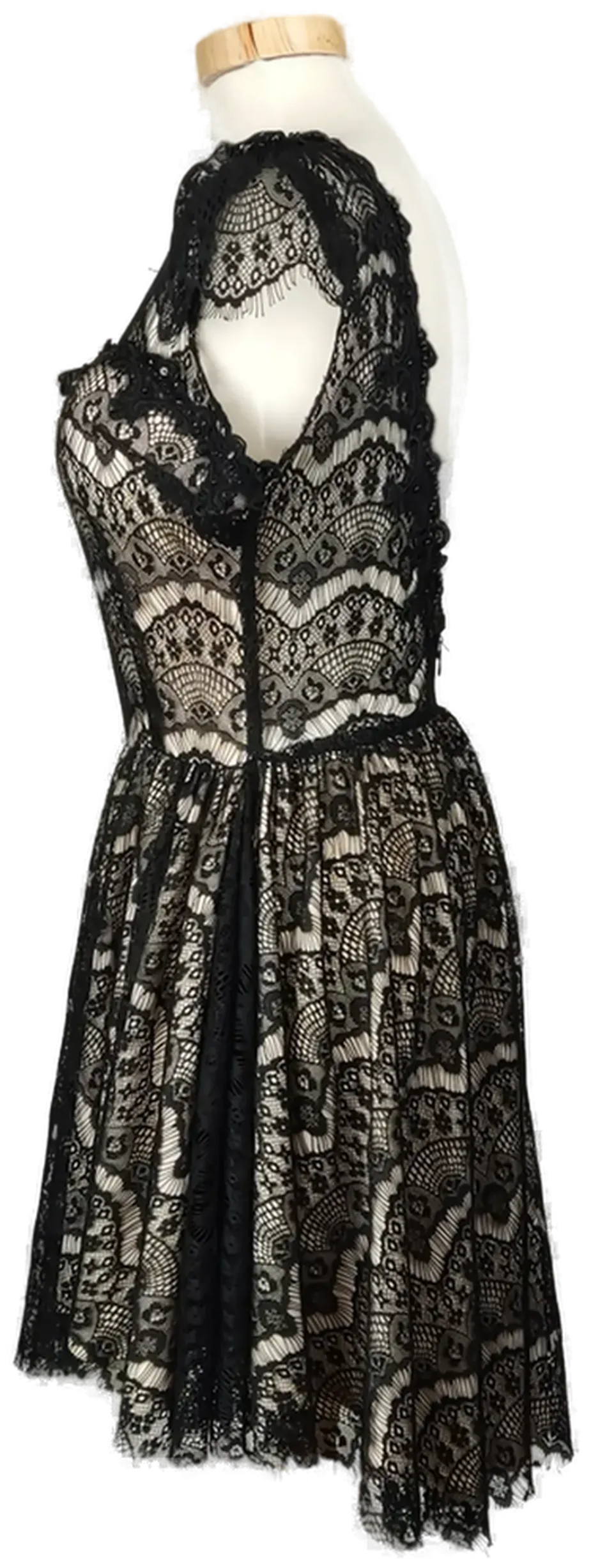 Spitzenkleid schwarz Größe 38 - Bild 4