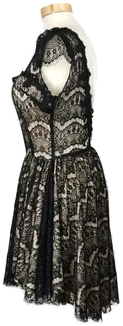 Spitzenkleid schwarz Größe 38 - Bild 1